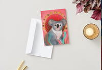 Image 2 of Koala greeting card