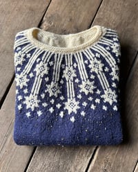 Image 5 of Stars of Barbro - Tweed wool long sweater - Ready to ship