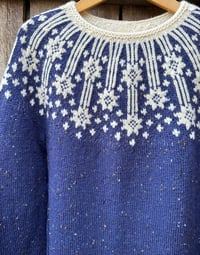 Image 3 of Stars of Barbro - Tweed wool long sweater - Ready to ship