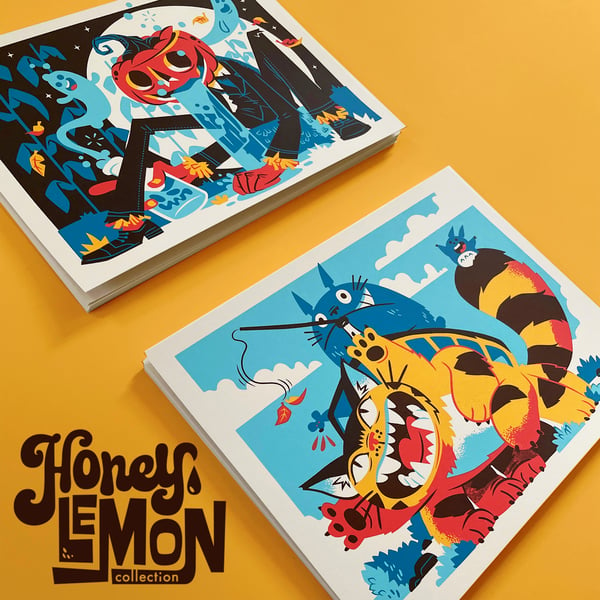 Image of Honey Lemon Collection: 8"x6" Prints - Set B