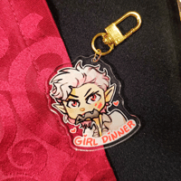 BALDUR'S GATE III keychain | Astarion Girl Dinner