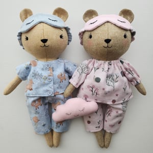 Image of Doll Pyjama Set PDF Sewing Pattern and Tutorial