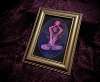 Luna Umbilica - vintage framed print 