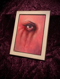 Image 1 of Eye study iii - vintage framed print 