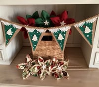 Image 3 of #12 Rustic Christmas Bunting - 10 Flags