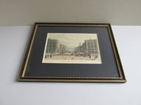 Image 2 of Antique London Regent Street Piccadilly Chromolithographic Print, Framed Size 11 4/10 x 9 2/10 ins 