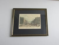 Image 1 of Antique London Regent Street Piccadilly Chromolithographic Print, Framed Size 11 4/10 x 9 2/10 ins 