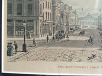 Image 5 of Antique London Regent Street Piccadilly Chromolithographic Print, Framed Size 11 4/10 x 9 2/10 ins 