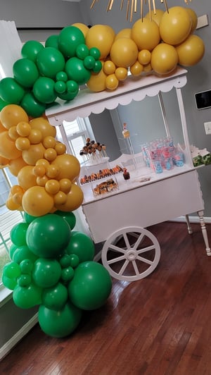 Image of White Candy Cart 