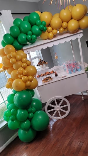 Image of White Candy Cart 