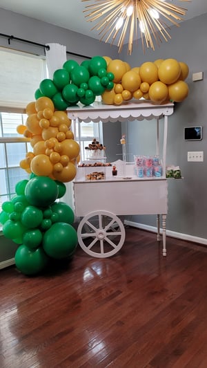 Image of White Candy Cart 
