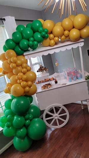 Image of White Candy Cart 