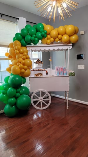 Image of White Candy Cart 