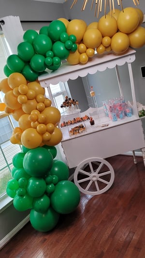 Image of White Candy Cart 