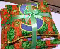 Image 2 of African Fabric Letter Cushion 