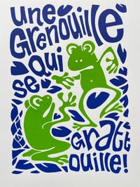 Image 1 of Une grenouille qui se gratouille