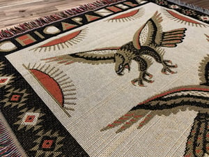 "Eagles Sunrise" Woven Tapestry !