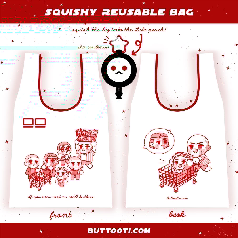 ☆ Day Out! The Bad Batch Squishy Reusable Bag ☆