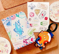 Image 1 of [ PO ] FFXIV Passport Cover and Luggage Tag Set