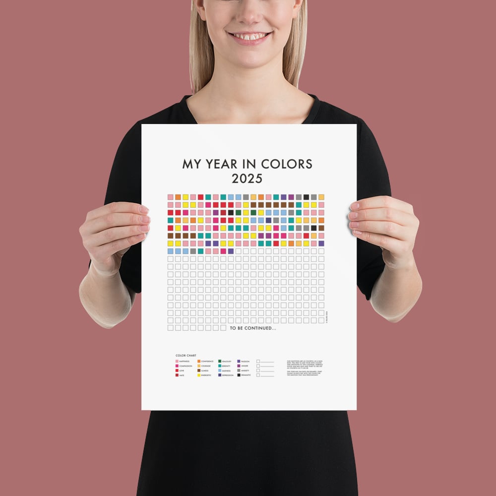 Image of My Year in Colors 2025 - Emotion Tracker Calendar