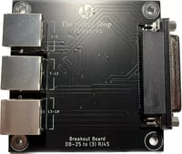Image 1 of Breakout Board  3-RJ45 & DB25