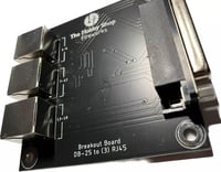 Image 3 of Breakout Board  3-RJ45 & DB25