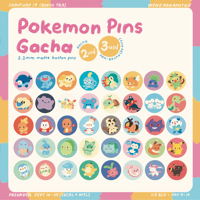 Pokemon Pins - Gacha