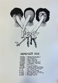 Image 1 of Beak> ‘MONOTOUR 2012’ Poster