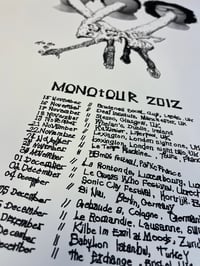Image 2 of Beak> ‘MONOTOUR 2012’ Poster
