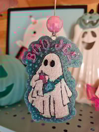 Image 1 of BOO-JEE car freshie scented in fall festival 