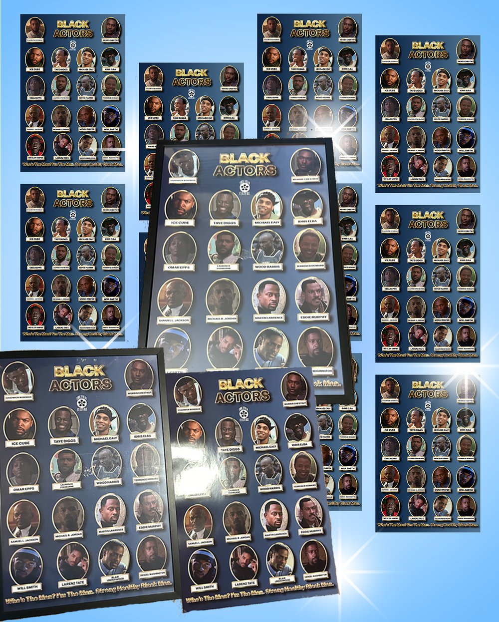 Image of Black Actor Movie Poster | 18"x 27"