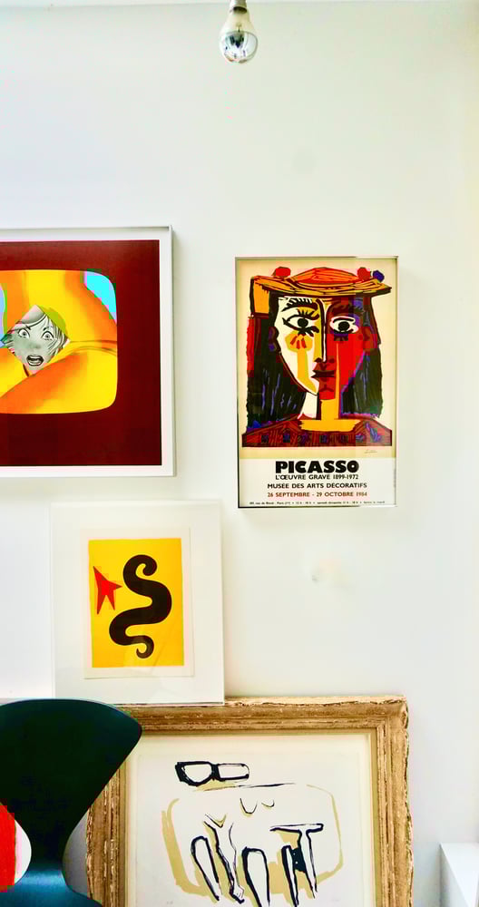 Image of pablo picasso poster / woman in a hat / 30/139