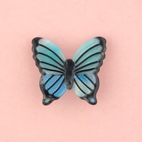 Image 1 of Blue Butterfly Hair Clip