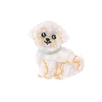 Image 1 of Bichon Hair Clip