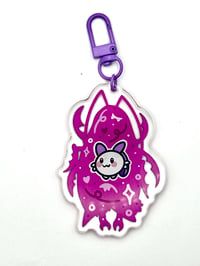 Image 3 of Matara Kan 3" Epoxy Keychain - VShojo Fan Art