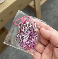 Image 2 of Matara Kan 3" Epoxy Keychain - VShojo Fan Art