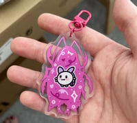 Image 4 of Matara Kan 3" Epoxy Keychain - VShojo Fan Art