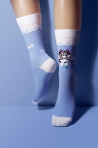 Image 2 of ODE x Georgina Liosi BOTA THE CAT Socks