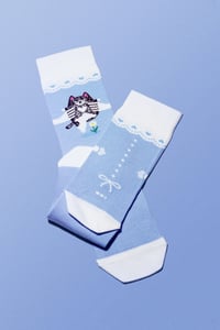 Image 1 of ODE x Georgina Liosi BOTA THE CAT Socks