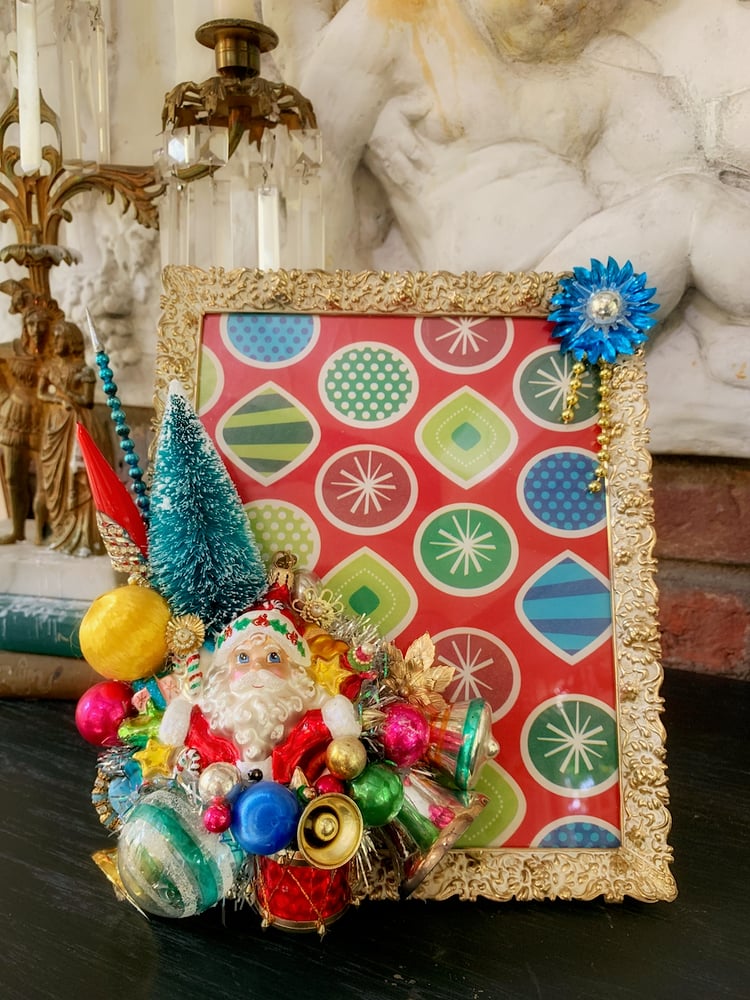 Image of Vintage Christmas Picture Frame