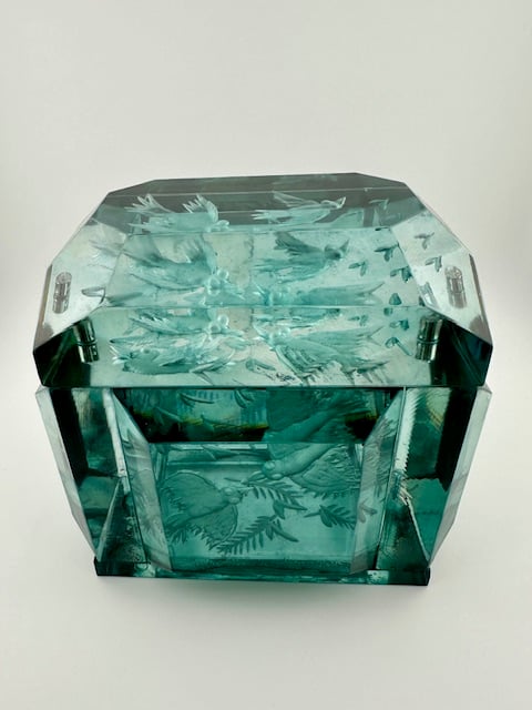 Image of Mini Victorian Birds Box- custom order only