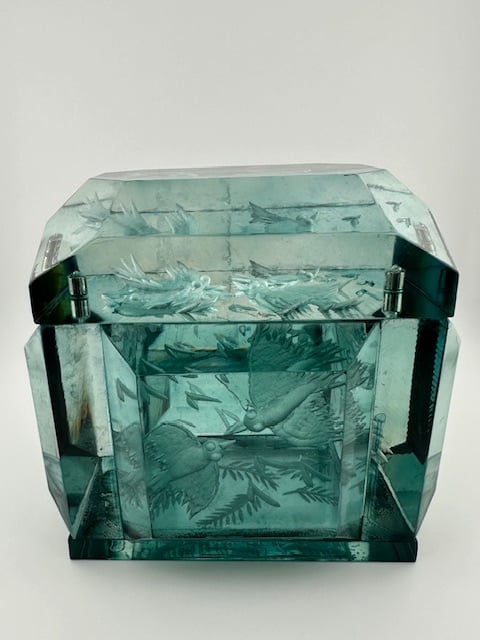 Image of Mini Victorian Birds Box- custom order only