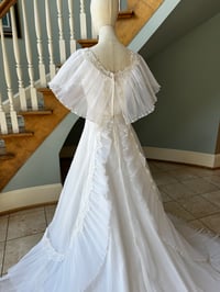 Image 6 of 1970s Butterfly Wedding Gown