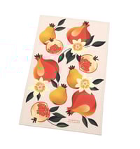 Image 1 of Pomegranate Pear Tea Towel