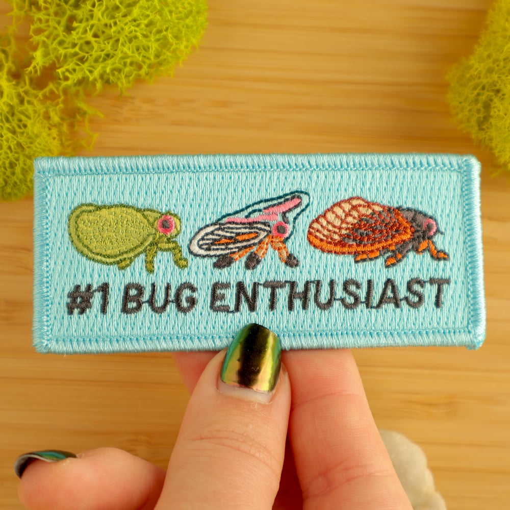 #1 Bug Enthusiast Iron-On Patch 