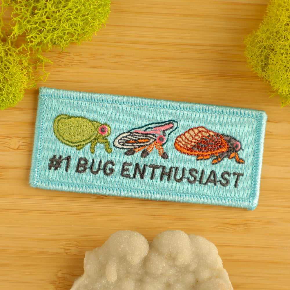 #1 Bug Enthusiast Iron-On Patch 