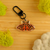 Mini Tiger Moth Acrylic Keychain