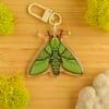 Gaudy Sphinx Moth Acrylic Keychain