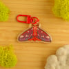 Regal Moth Acrylic Keychain 