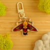 Hummingbird Clearwing Acrylic Keychain